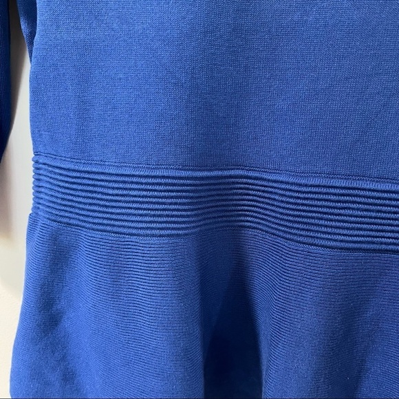 Talbots SP Blouse Long Sleeve Blue Women Flowy Hem - Picture 5 of 16